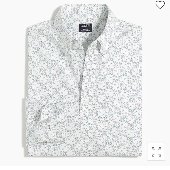 J.Crew Printed Slim Flex Casual Shirt